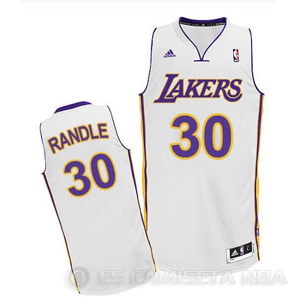 Camiseta Randle #30 Los Angeles Lakers Blanco - Haga un click en la imagen para cerrar
